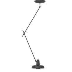 GRUPA Arigato Decke 1-flammig 110cm Ø23cm schwarz