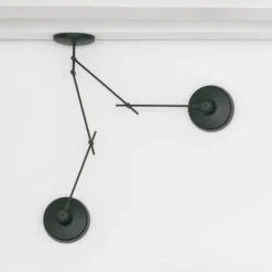 GRUPA Arigato Deckenlampe 2-flammig 110cm schwarz