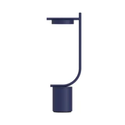 Grupa LED-Akku-Tischlampe Igram, blau, 40 cm, IP44