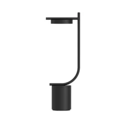 Grupa LED-Akku-Tischlampe Igram, schwarz, 40 cm, IP44