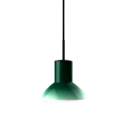 Grupa Pendellampe Onda, grün, Ø 17 cm, Glas, GU10