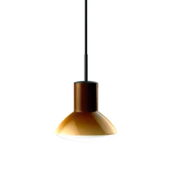 Grupa Pendellampe Onda, ocker, Ø 17 cm, Glas, GU10