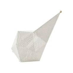 Gubi Akku-Tischleuchte Bagdad, weiß, Höhe 36 cm, Metall