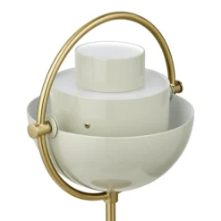 GUBI Akku-Tischleuchte Multi-Lite, messing/grau, 30 cm