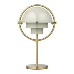 GUBI Akku-Tischleuchte Multi-Lite, messing/grau, 30 cm