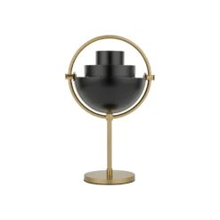 GUBI Akku-Tischleuchte Multi-Lite, messing/schwarz, 30 cm