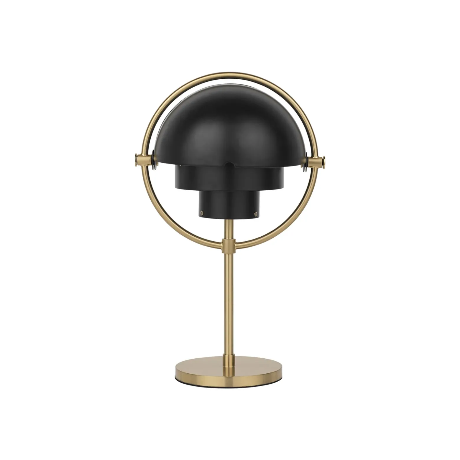 GUBI Akku-Tischleuchte Multi-Lite, messing/schwarz, 30 cm
