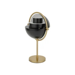 GUBI Akku-Tischleuchte Multi-Lite, messing/schwarz, 30 cm