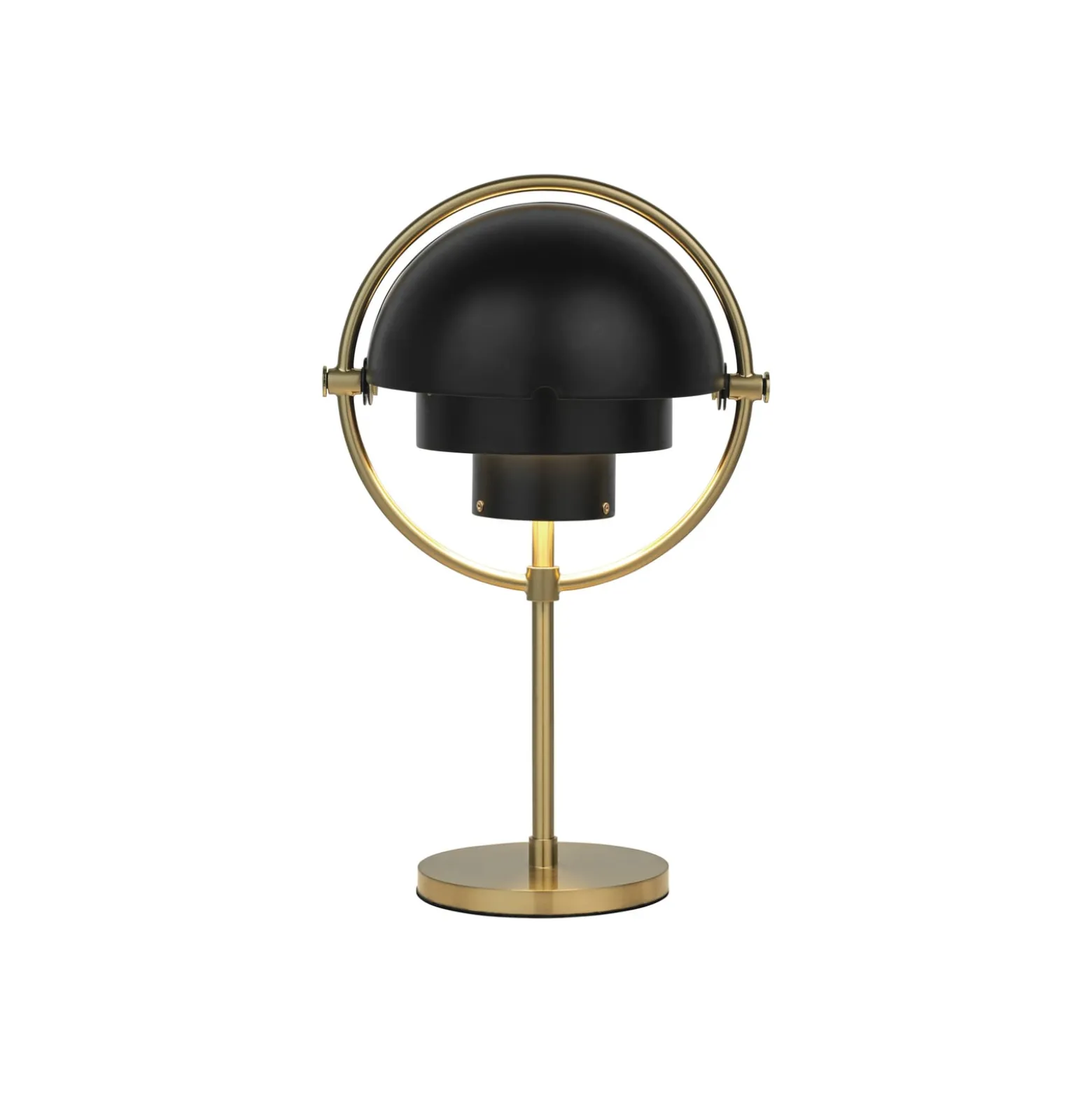 GUBI Akku-Tischleuchte Multi-Lite, messing/schwarz, 30 cm
