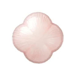 GUBI Deckenleuchte Seine, Messing antik, Glas korallenrosa