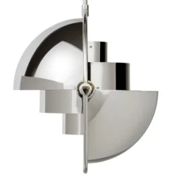 GUBI Hängeleuchte Multi-Lite, Ø 36 cm, chrom/chrom