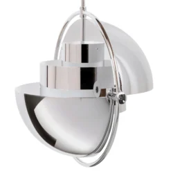 GUBI Hängeleuchte Multi-Lite, Ø 36 cm, chrom/chrom