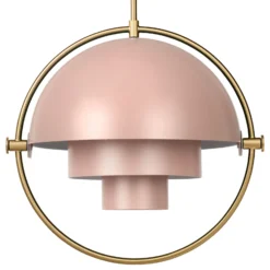 GUBI Hängeleuchte Multi-Lite, Ø 36 cm, messing/rosé
