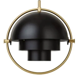 GUBI Hängeleuchte Multi-Lite, Ø 27 cm, messing/schwarz