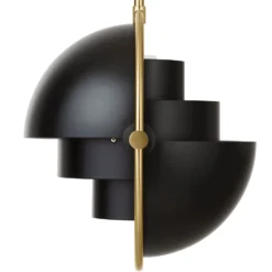 GUBI Hängeleuchte Multi-Lite, Ø 27 cm, messing/schwarz