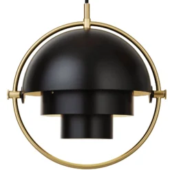GUBI Hängeleuchte Multi-Lite, Ø 27 cm, messing/schwarz