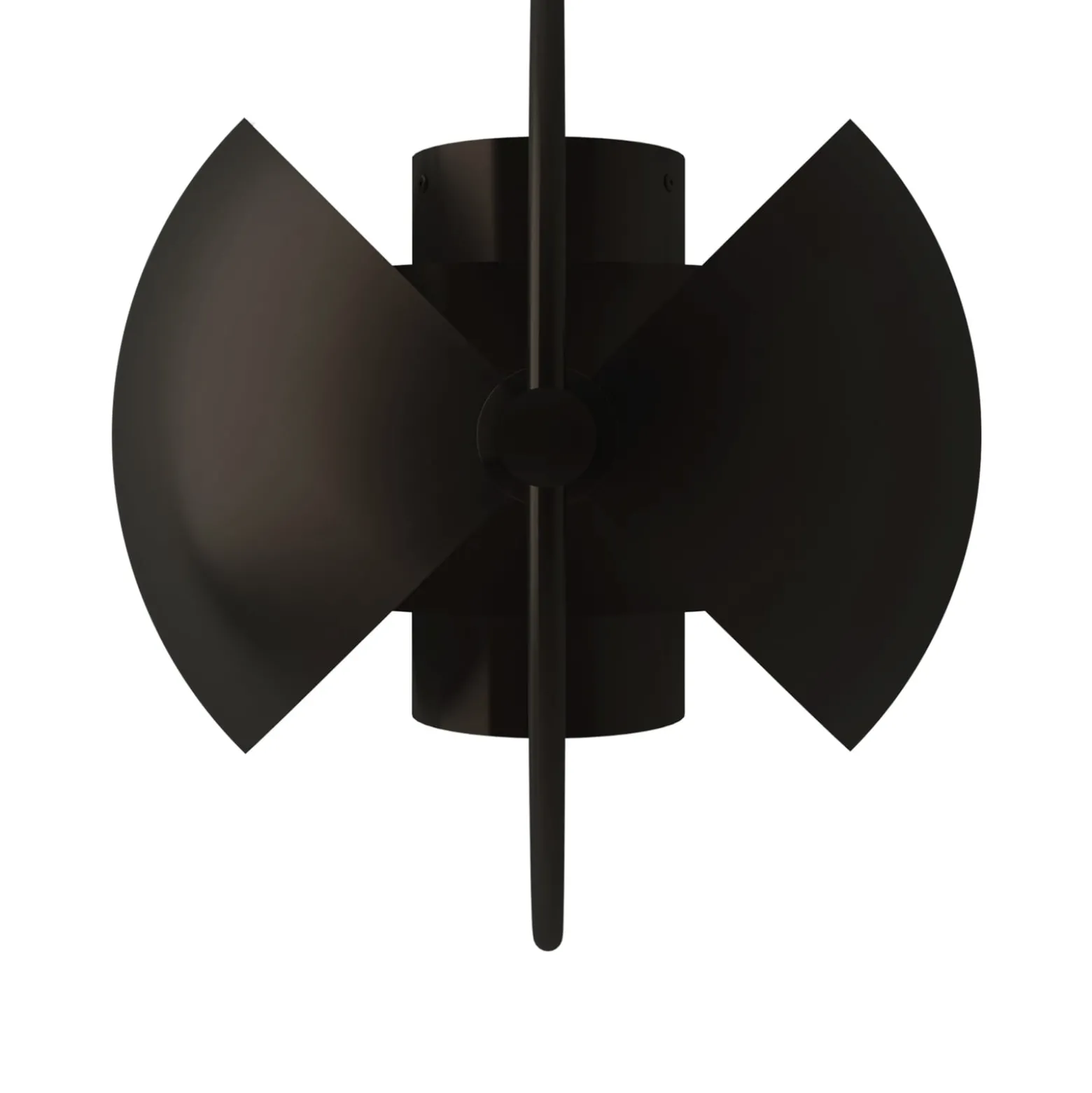 GUBI Hängeleuchte Multi-Lite, Ø 27 cm, schwarz/schwarz