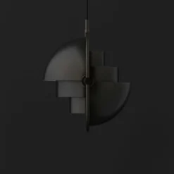 GUBI Hängeleuchte Multi-Lite, Ø 36 cm, schwarz/schwarz