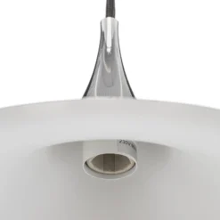 GUBI Hängeleuchte Semi, Ø 30 cm, chrom
