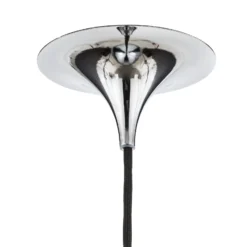 GUBI Hängeleuchte Semi, Ø 47 cm, chrom