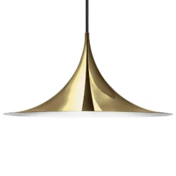 GUBI Hängeleuchte Semi, Ø 47 cm, messing glänzend
