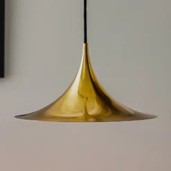 GUBI Hängeleuchte Semi, Ø 30 cm, messing glänzend