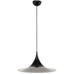 GUBI Hängeleuchte Semi, Ø 47 cm, schwarz