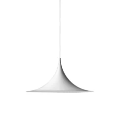 GUBI Hängeleuchte Semi, Ø 47 cm, weiß