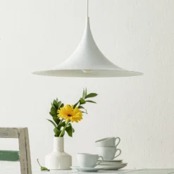GUBI Hängeleuchte Semi, Ø 47 cm, weiß