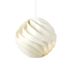 GUBI Hängeleuchte Turbo, alabasterweiß glänzend, Ø 62 cm,