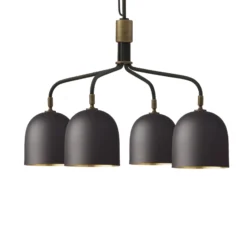 GUBI Kronleuchter Howard 4-flammig Ø 66 cm gunmetal