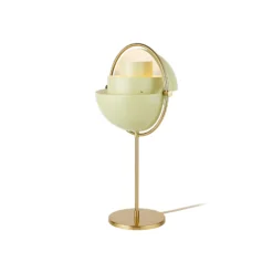 GUBI Tischleuchte Multi-Lite, Höhe 50 cm, messing/creme