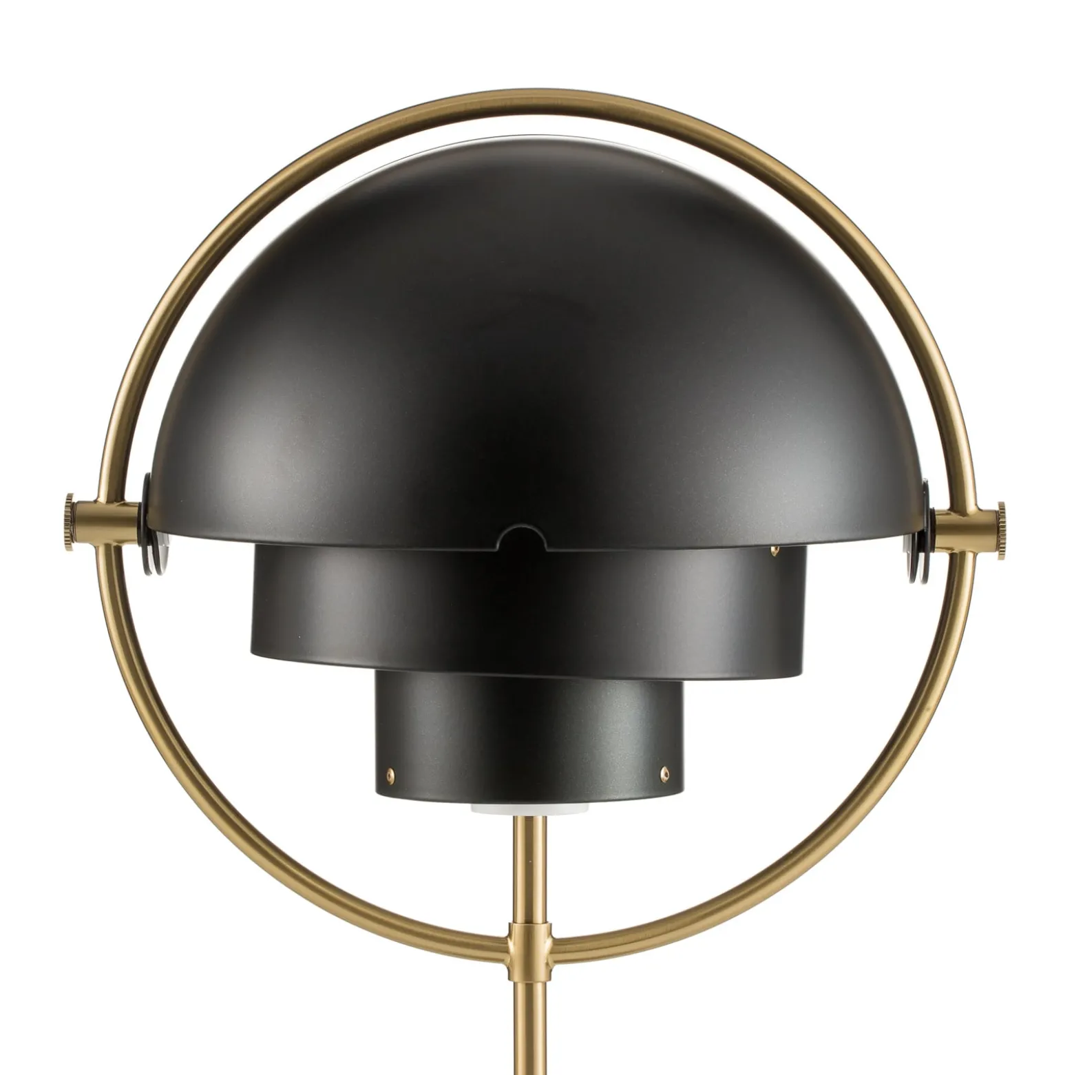 GUBI Tischleuchte Multi-Lite, Höhe 50 cm, messing/schwarz