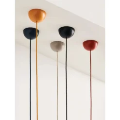 HAY E27-Pendelfassung COMMON, betongrau, Ø 4,5 cm