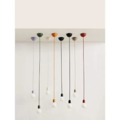 HAY E27-Pendelfassung COMMON, gelb, Ø 4,5 cm