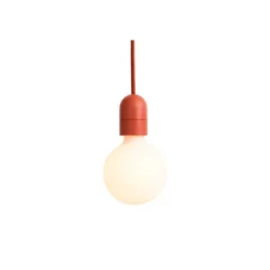 HAY E27-Pendelfassung COMMON, rostrot, Ø 4,5 cm