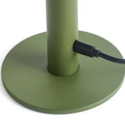 HAY LED-Akku-Tischlampe HOST PORTABLE, olivgrün, 22 cm, IP44