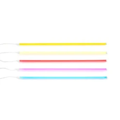 HAY LED-Röhre Neon Tube, gelb, PVC, Länge 1,5 m, Stecker