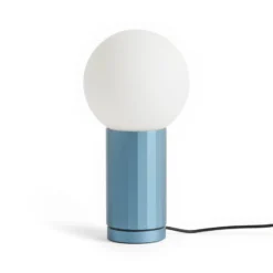 HAY LED-Tischleuchte TURN ON, blau, Höhe 20 cm, dimmbar