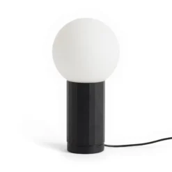 HAY LED-Tischleuchte TURN ON, schwarz, Höhe 20 cm, dimmbar