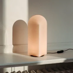 HAY Parade LED-Tischleuchte blush pink Höhe 32 cm