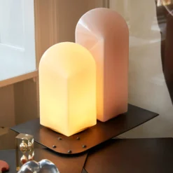 HAY Parade LED-Tischleuchte blush pink Höhe 32 cm