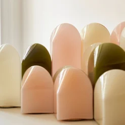 HAY Parade LED-Tischleuchte blush pink Höhe 32 cm