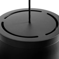 HAY PC M Hängeleuchte mit Diffusor, schwarz