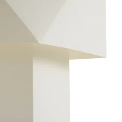 HAY Tischleuchte Aplat, Höhe 66 cm, weiß, Seidenpapier, E27