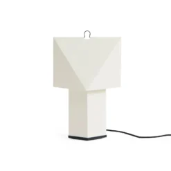 HAY Tischleuchte Aplat, Höhe 44 cm, weiß, Seidenpapier, E14