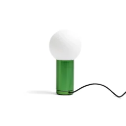 HAY Turn on LED-Tischlampe mit Dimmer, Fuß grün