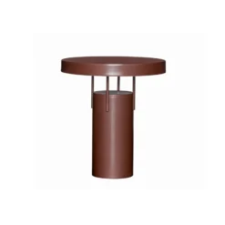 HÜBSCH LED-Akku-Tischlampe BringMe, burgunder metallic, 28cm