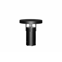 HÜBSCH LED-Akku-Tischlampe BringMe Mini, schwarz matt, 20 cm