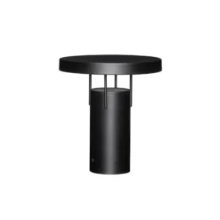 HÜBSCH LED-Akku-Tischlampe BringMe, schwarz matt, Höhe 28 cm
